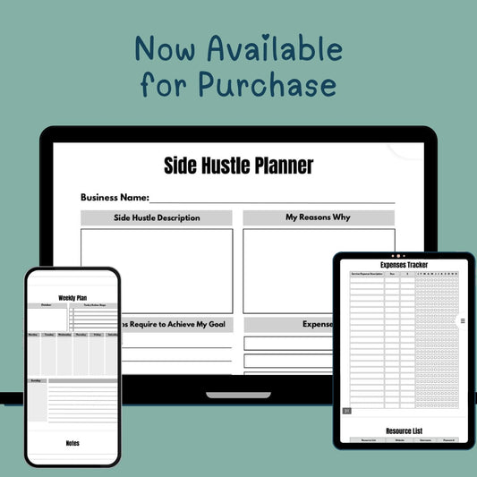 Side hustle planner