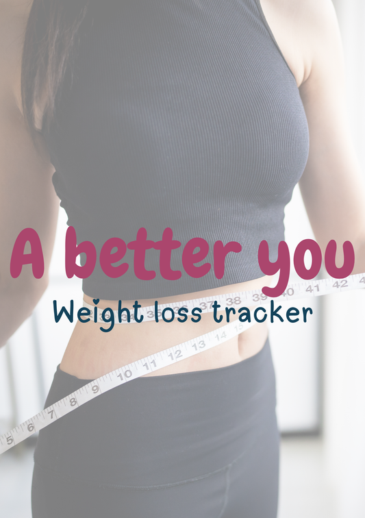 Weight loss journal and tracker