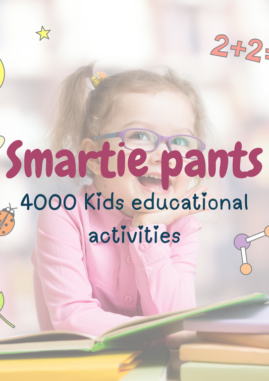 Educational bundle: 4000 worksheets for children
