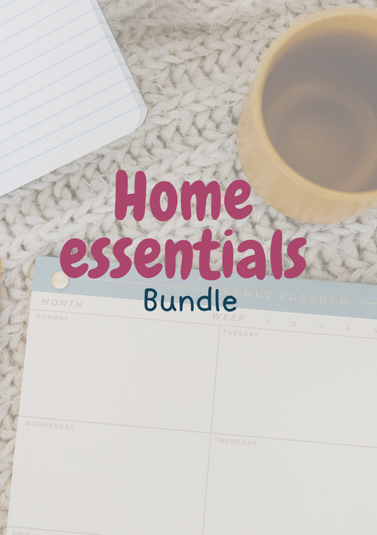 Home essentials: 122 page bundle