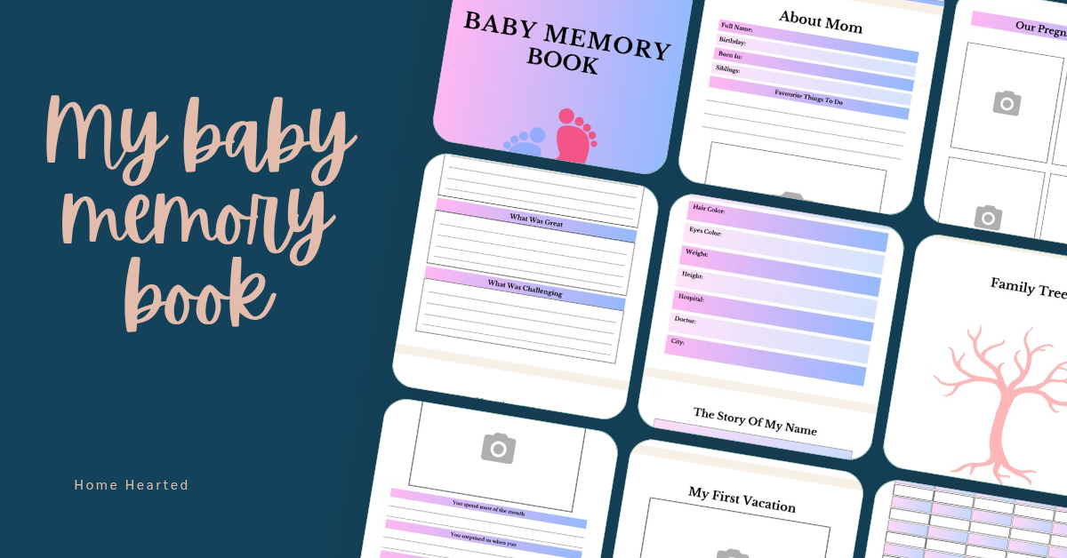 My baby memory book