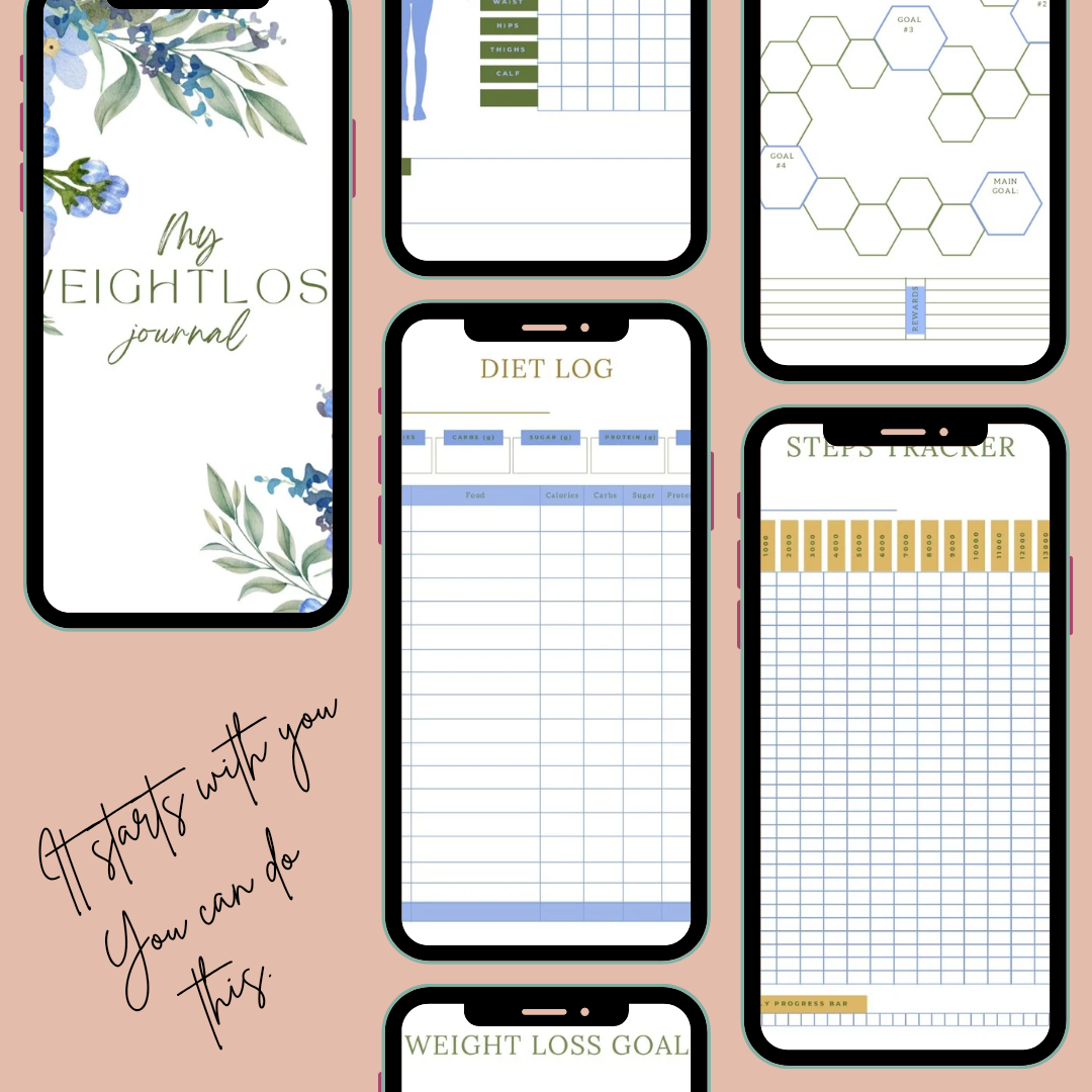 Weight loss journal and tracker